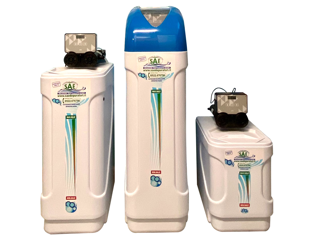 Addolcitore Acqua Automatico Cabina 50 Litri – Per Uso Domestico, Con Resina 25 Litri, Classe A+++