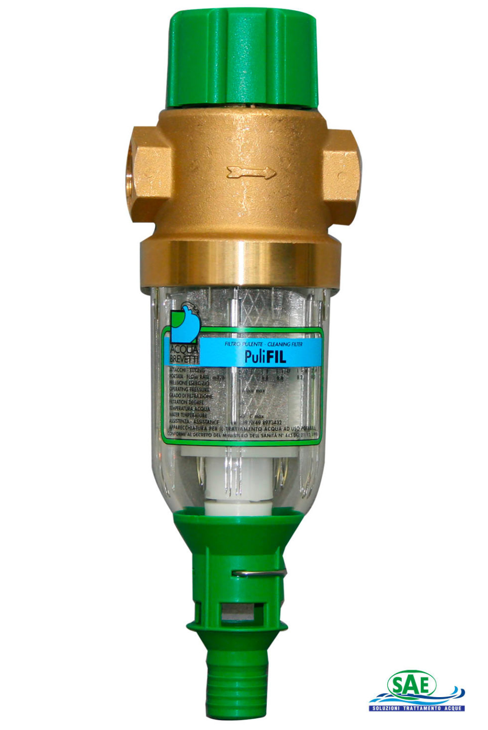 Filtri Semiautopulenti per Trattamento Acque SAE TECNOLOGY