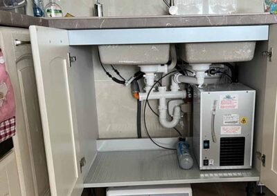 Installazione Impianto Osmosi Inversa e Frigogasatore per Acqua Fresca e Gasata in una Residenza a Gattatico | SAE TECNOLOGY